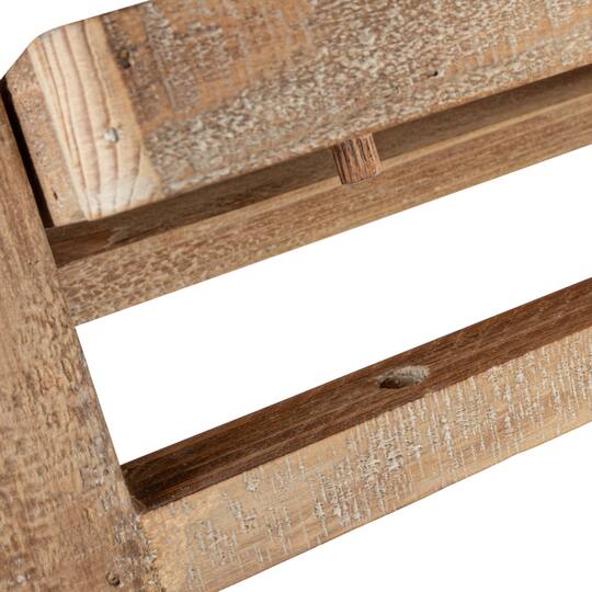 Hello Honey® 3ft. 2-Tier Natural Wood Folding Storage Stand